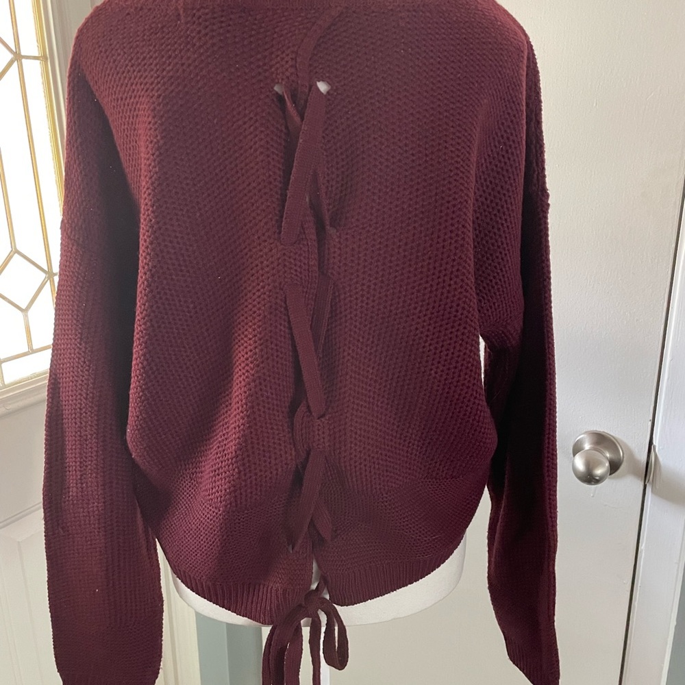 Maroon Sweater - Picture 2 of 4